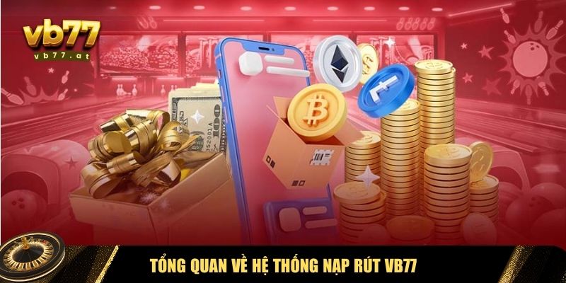 Hệ thống nạp rút tiền tại Vb77 được thiết kế với tiêu chí tiện lợi cho người chơi